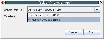 Running Memory Access Checking on Your Project Running Memory Access Checking on Your Project You can use the Memory Analysis Tool to find memory access errors in your project.