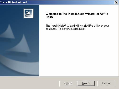 Installing the Configuration Utility Look for the file named Setup.