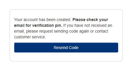 Creating an Account (cont.) 4. A verification PIN will be sent to the email address provided.