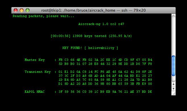 50 Background Figure 2.21: Aircrack-ng successfully cracking a WPA PSK 2.9 IEEE 802.11e - QoS/WMM The IEEE 802.