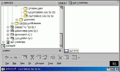 D6200 Programming Software Overview 3. Double click the CPU-D6610 V01.01.01 subfolder to open it. The folder icon should change to an open folder.