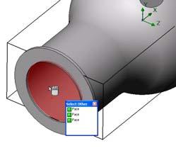 Specifying Boundary Conditions 1 Click Flow Simulation, Insert, Boundary Condition. 2 Select the Inlet Lid inner face (in contact with the fluid).