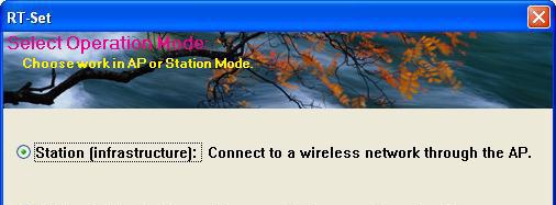 set wizard The set wizard can help you connect to a wireless LAN or build an