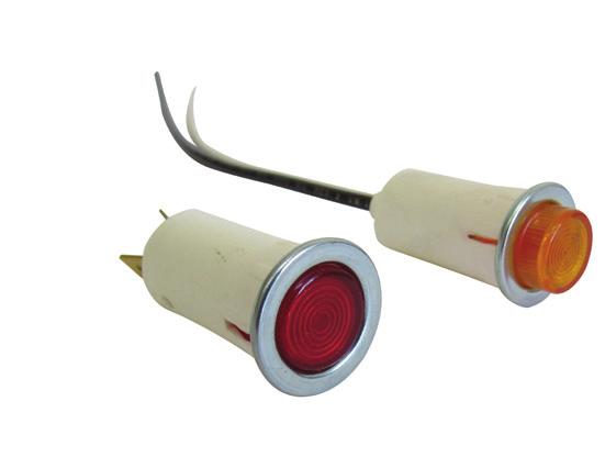 Current: 20 ma typical We have pioneered the development of AC LED indicator lights which function with full efficiency on AC supply voltages.