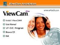 Installing camera s driver Driver s Installation Instruction for Windows 98/ME/2000/XP NOTE: Please Uninstall All Previous Installed WEBCAM BEFORE Installing A4 TECH ViewCAM.