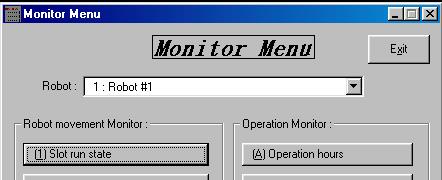 6. Monitoring tool 6. Monitoring tools With the monitoring tools, all of the information in the currently connected robot controller can be constantly displayed. 6.1.