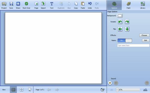 Page 3 of 36 Introduction Start Pixie. You will see a blank page.