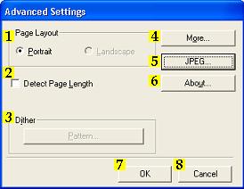 Configuring Advanced Settings for the IScan Setup The make-up, settings and alternative values of the Advanced Settings dialog depend entirely on your IScan task s combination of scanner and
