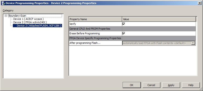Program Platform Flash with PCIe Design