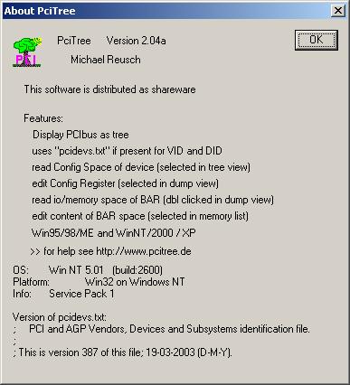 PciTree Software Requirement PciTree Bus Viewer Free download