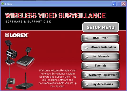 REMOTE COLOR WIRELESS SURVEILLANCE SYSTEM Skills - LW00 Series - quick start guide Under 0 Minutes* Computer & Plug & Play connectors, On screen set up Step - Viewing on your PC Driver Installation -