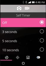 Set Camera Functions You can configure your camera s settings to fit any situation and event. 1. From the apps list, select Camera. The camera viewfinder appears. 2.