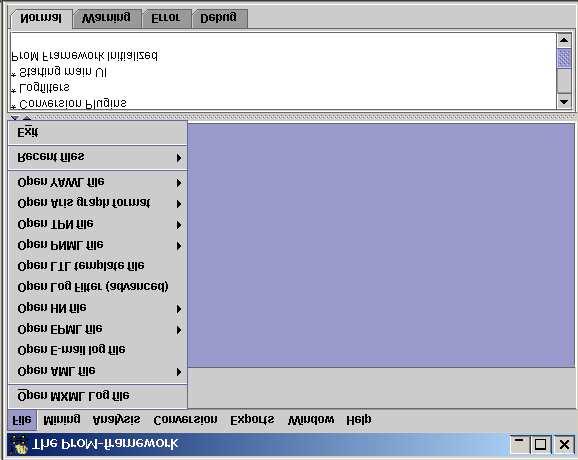 7.1 ProM framework 143 Figure 7.1: Screenshot of the main interface of the ProM framework. ProM EPC Tools CPN Tools YAWL model Petri net... Model files... Heur. net EPC... Export plug-ins.