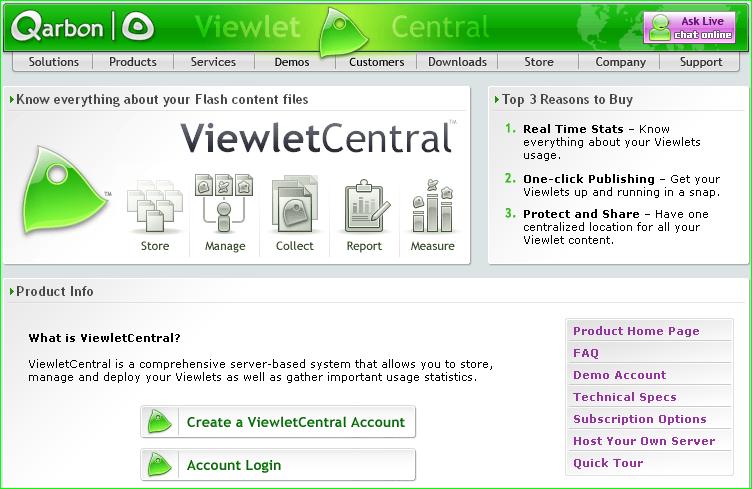 About To learn more about ViewletCentral Self-Hosted, you can click the About link in the navigation menu (near the top of the page).