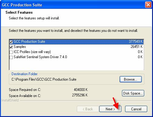 6. If you did not have any previous versions of the software installed, skip to the next step.
