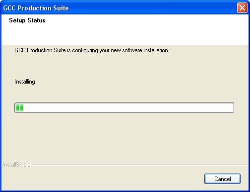 The installation drive changes to the selected drive when you click OK. 8.