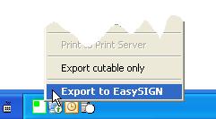 EasySIGN Instruction The user manual of EasySIGN software is available on the EasySIGN program CD, or you can refer to the getting started manual available on the EasySIGN webpage at http://www.