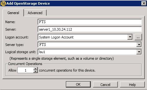 NetBackup and Backup Exec OST Guide Configuring Symantec Backup Exec (Media Server) Figure 23: OpenStorage Window 3.