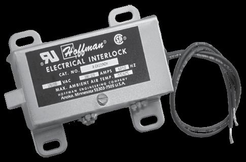 Electrical Interlock INDUSTRY STANDARDS UL Component Recognized CSA Certified APPLICATION Provide positive internal safety lockout on electrical enclosures while the equipment is energized.