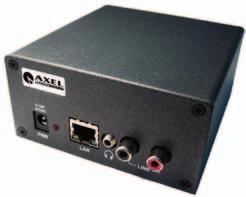 1 STREAMER-TX/RX MP3 / MP2 Audio Stream CODEC Box over IP The easiest and cost effective way to create your audio network. Small and compact, completely autonomous audio encoder/decoder box.