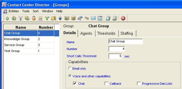 The ECC Chat Servlet Installing and Implementing Chat Configuring the ECC Chat Servlet on the Contact Center Server Now the ECC Chat servlet must be configured on the Contact Center server, using