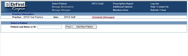 Admin/LAC: EPCS GA Logical Access Control (LAC) Manual 1) Through the Rcopia application, the practice administrator and a validating provider are necessary to authorize a provider for EPCS.