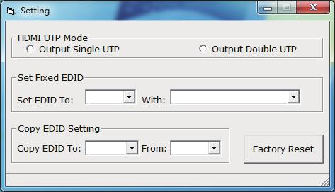 Select the Input Port in Port Select column, click Download button to set EDID of this Input Port the same as display equipment.