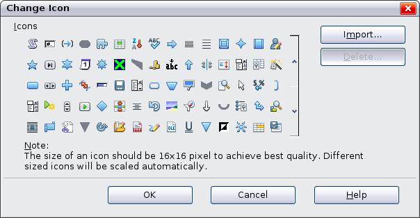 1) On the Toolbars page of the Customize dialog, select the toolbar in the Toolbar list and click the Add button in the Toolbar Content section of the dialog.