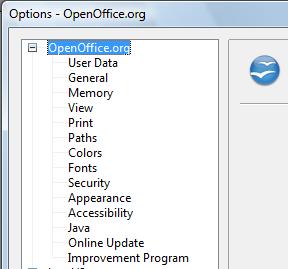 Choosing options for all of Apache OpenOffice This section covers some of the settings that apply to all the components of Apache OpenOffice.