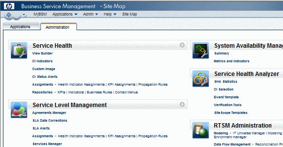 Chapter 7: Navigating and Using BSM BSM runs in a web browser. This section describes BSM navigational functions and the BSM user interface.