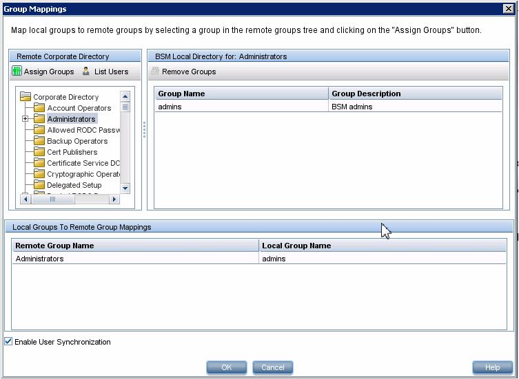 Chapter 32: LDAP Authentication and Mapping box. b. In the Remote Corporate Directory pane, select a remote LDAP server group and click Assign Groups.