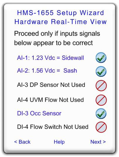Hardware Real-Time View Hardware Selection Once you have selected the hardware for your application, tap the Next buttom to advance to the next step in Stage 2.