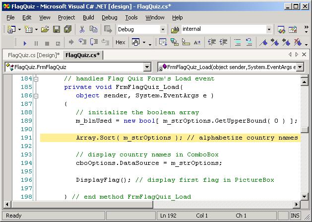 408 Introducing One-Dimensional Arrays and ComboBoxes Tutorial 17 SELF-REVIEW 1. Property specifies the source of the data displayed in the ComboBox.