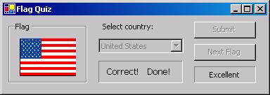 Tutorial 17 Flag Quiz Application 417 Figure 17.32 Enhanced Flag Quiz application s GUI. a) Copying the template to your working directory.