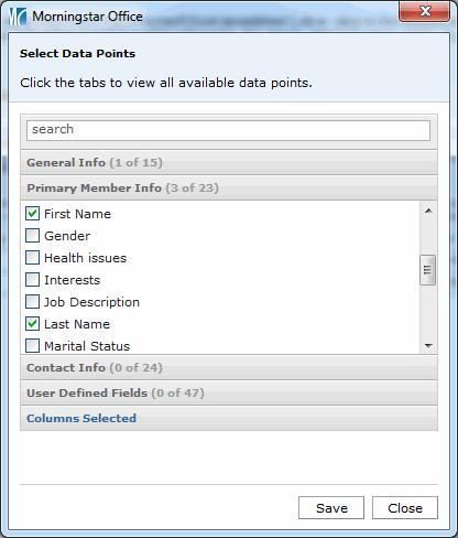 Importing s How do I import member information from Excel? 9. Use this dialog box to select the data points you wish to import.