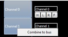 1 Combine Channels to Form a Bus To combine several signals into a single bus, the following steps can be used: 1.