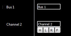 Likewise, the + button can be used to expand the bus again to show the individual channels within. Figure 4-10 Expanded Tree View 4.2.