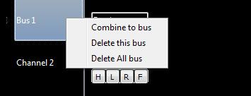 Right-click on the bus to be removed to display the pop-up menu, as shown in Figure 4-12. Figure 4-12 Bus Pop-up Menu 2.