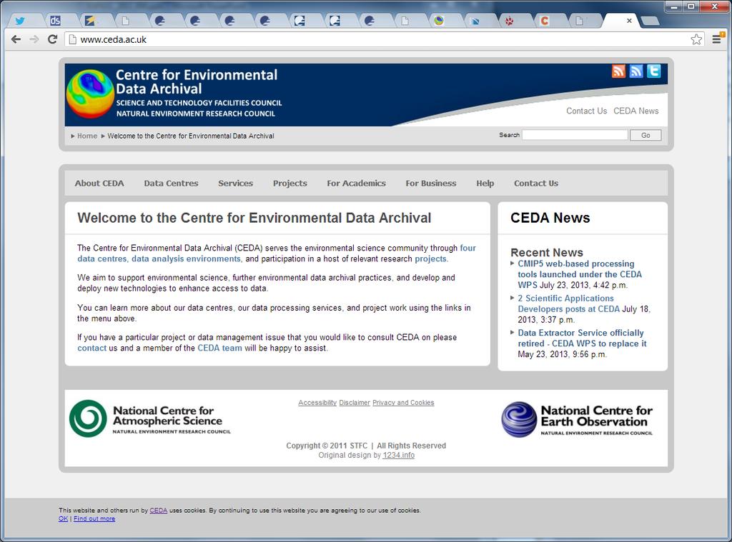 CEDA home page: