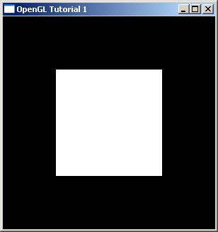 // Initialise GLUT library glutinit(&argc, argv); // Creates a window on the screen glutcreatewindow ("OpenGL Tutorial 1"); // The display function is called each time there is a display callback