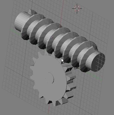 Gear Design Practice Exercise Create a worm gear and a spur gear to mesh with each other using the information discussed in this chapter.