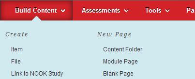 In the guide for adding content to both Content Folders and Learning Modules. Items: Items are versatile content types that can employ a variety of media and materials (P.