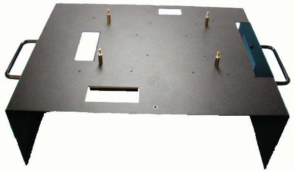 Figure 8. Standoff Positions for EPIC Boards 11. Reinstall the enclosure top.