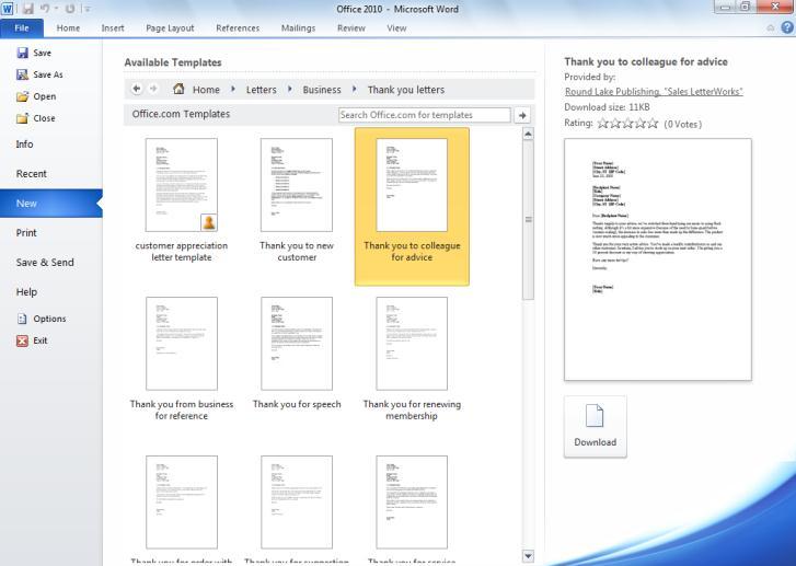 FROM TEMPLATE You can also create new documents using a template. A template is a preset document that may contain design elements, layout options, styling, automation, etc.