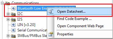Introduction 1.3.4 Component Datasheets Right-click a Component and select Open Datasheet (see Figure 1-8 on page 17). Figure 1-8. Opening Component Datasheet 1.