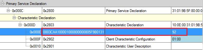 Modify the Value field of the Client Characteristic Configuration descriptor to '00:00' to disable