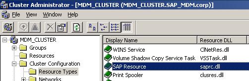 ... How To Cluster MDM 7.1 using MSCS 4.1 Prepare Cluster Some steps are required to prepare a MSCS cluster. 4.1.1 Install SAP Resource Type To enable a communication between the MSCS and the SAP Start Framework, some DLLs need to be registered in the operating system.