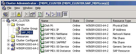 ... How To Cluster MDM 7.1 using MSCS The result looks similar to this: 4.