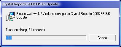 23 If necessary, the Crystal Reports 2008 program files