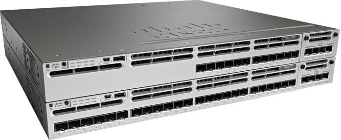 Cisco Catalyst 3850 Switches with 12 and 24 SFP+ Ports Figure 3.